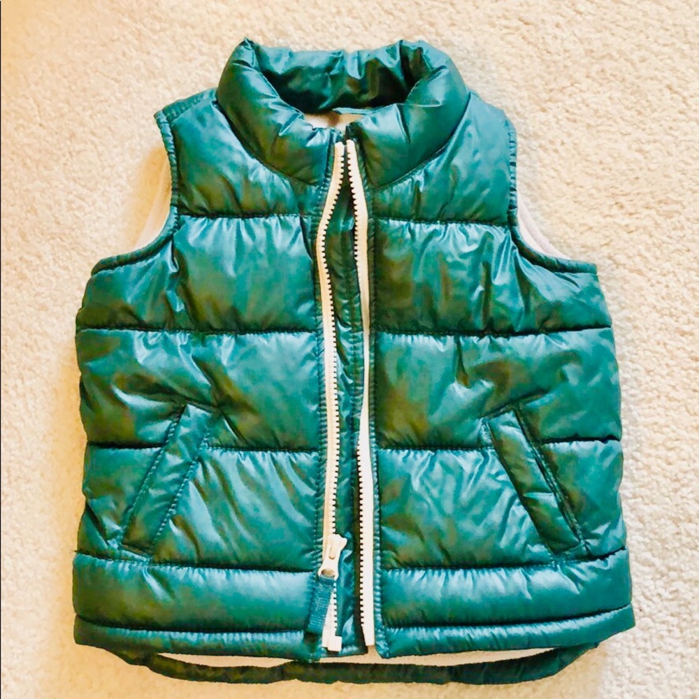 Green Puffer Vest 18-24months